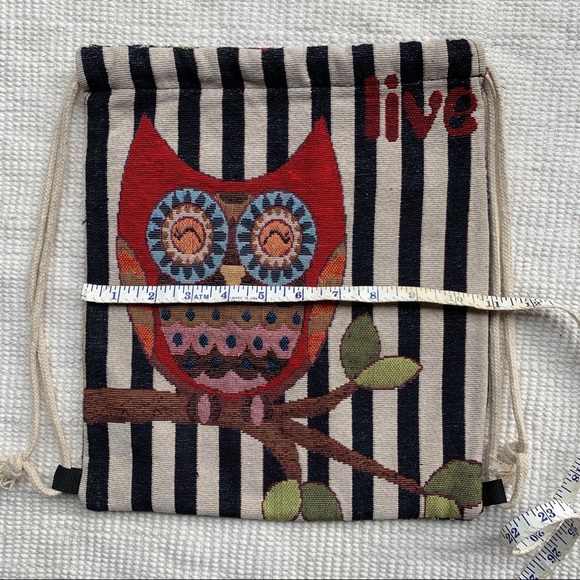 owl drawstring backpack - Picture 10 of 12